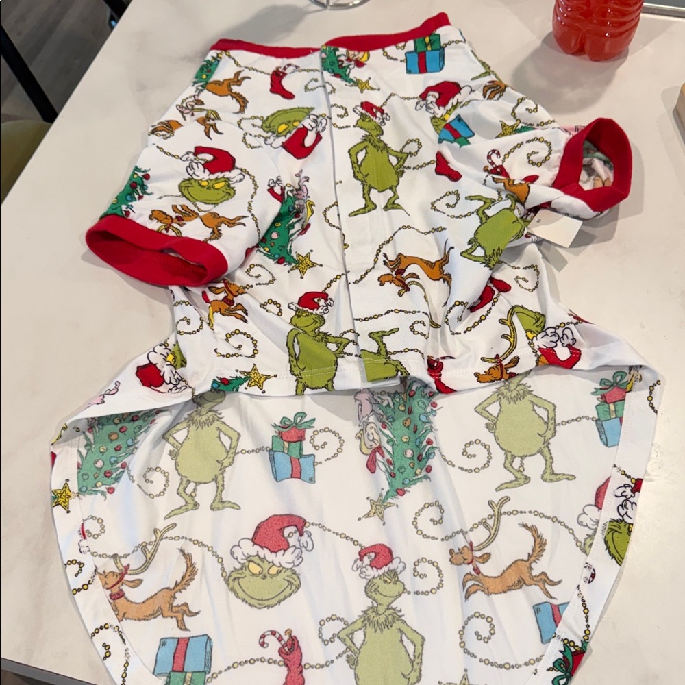 Dr. Seuss Kids Pajamas - Festive Red and Green